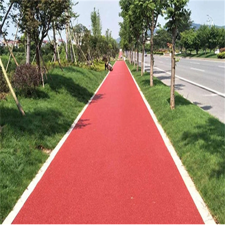 透水路面 無砂透水砼路面 彩色透水混凝土路面施工