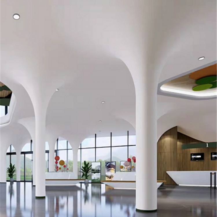 GRG旋轉樓梯 GRG吊頂 GRG大型天花吊頂