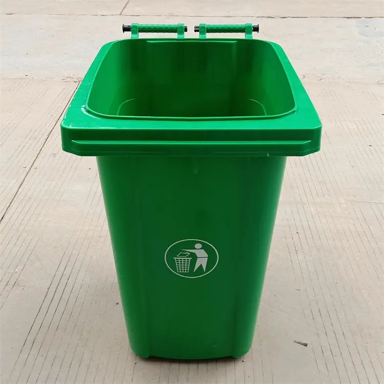 100升環(huán)衛(wèi)垃圾桶 戶(hù)外廚余垃圾箱 環(huán)保果皮箱 干濕分離帶蓋