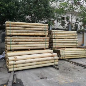 源頭廠家批發(fā)防腐木  圓柱木屋  碳化木實(shí)木方木圓木  涼亭