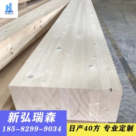 新弘瑞森 膠合木定制廠家 現(xiàn)貨云杉膠合木 受力強 美觀度高