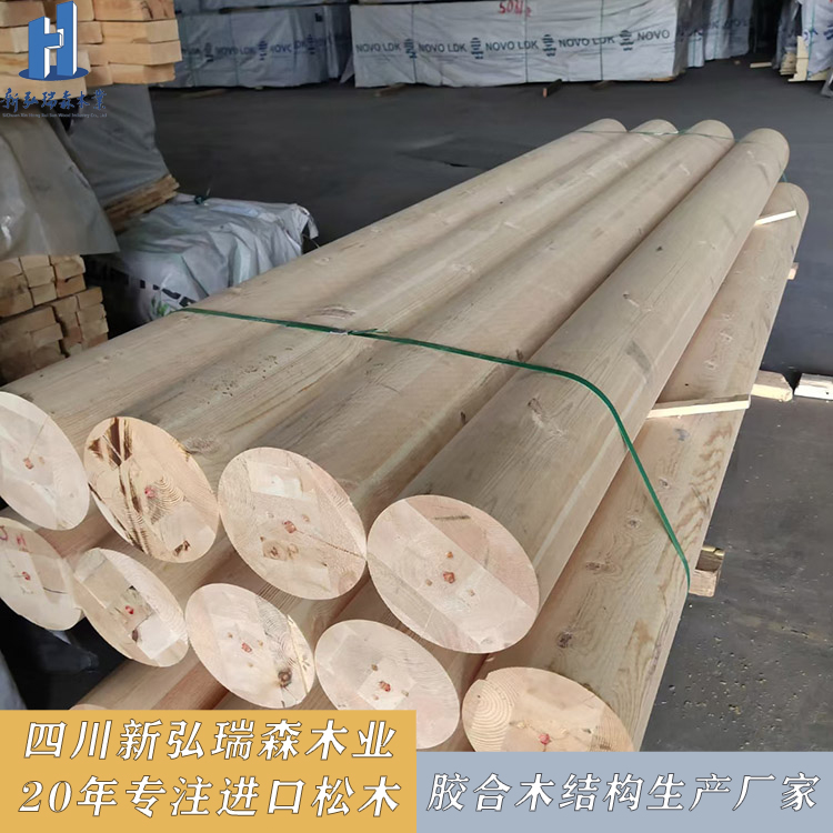 昆明膠合木圓柱 膠合木打孔 長(zhǎng)條膠合木 膠合木挖槽 廠家定制