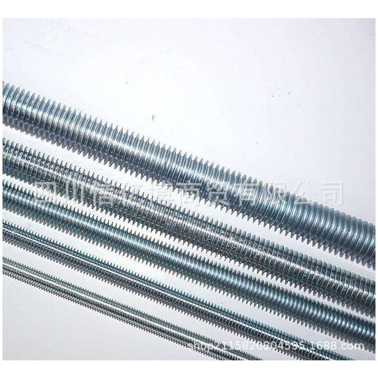 廠家批發(fā)1米絲桿  鍍鋅國標絲桿  全牙螺紋桿可加工定做質量保證