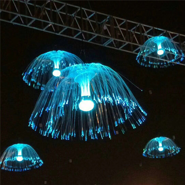 光纖水母燈批發(fā) 婚慶、步行街、廣場公園、景觀