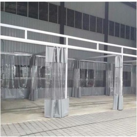 定做折疊軟門(mén)簾 折疊門(mén)簾廠家 成都透明折疊門(mén)簾