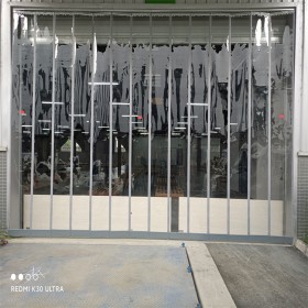 成都工廠折疊門(mén)簾 透明pvc磁吸門(mén)簾 夏季空調(diào)簾