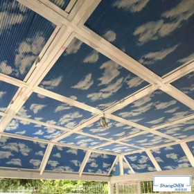 電動(dòng)蜂巢簾 天棚蜂巢簾 免費(fèi)安裝 陽光房蜂巢簾 遮陽遮光 隔熱窗簾 廠家批發(fā)