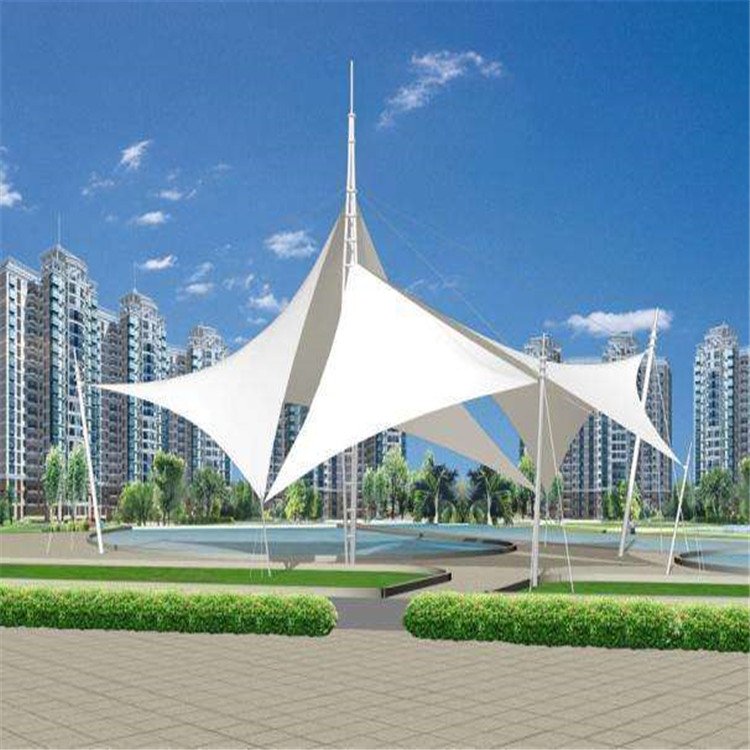 戶外停車場大型張拉膜結(jié)構(gòu)停車棚 現(xiàn)代風(fēng)格時尚耐用