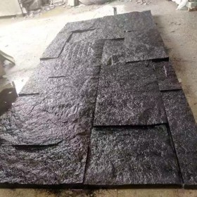 宏云雅蒙黑石材自然面 光面 火燒面 荔枝面 定制加工