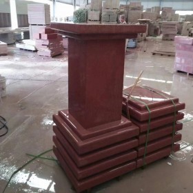 中國(guó)紅光面板花崗巖石材 定制加工 原材料加工生成