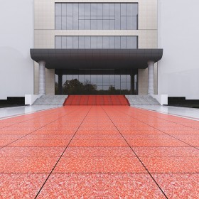 中國(guó)紅石材地鋪板廣場(chǎng)小區(qū)花崗巖地鋪板 戶(hù)外建設(shè)用