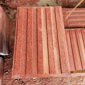 中國紅石材盲道板 紋理清晰指示性強 加工設(shè)備齊全