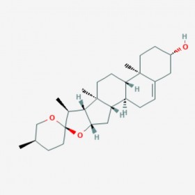 薯蕷皂苷元 Diosgenin  512-04-9 C27H42O3