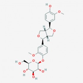 (+)-松脂素-β-D-吡喃葡萄糖苷  (+)-Piresil-4-O-β-D-glucopyraside 69251-96-3 C26H32O11