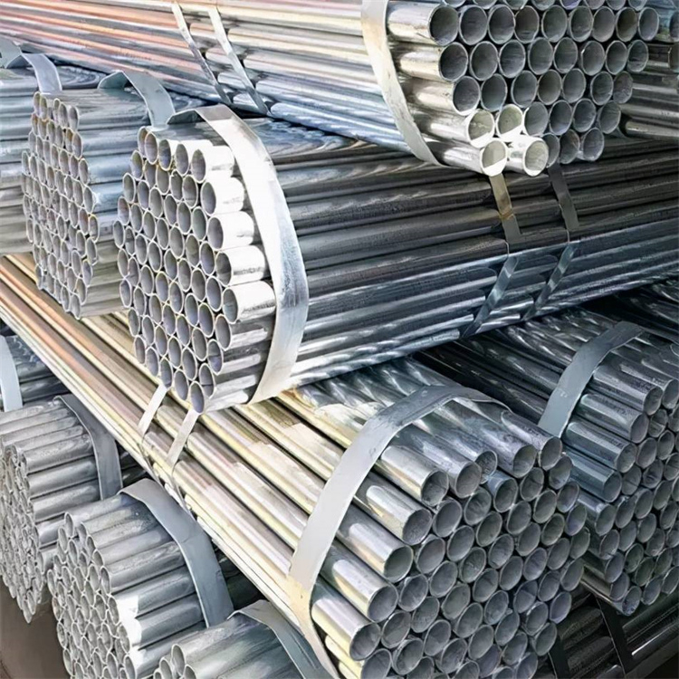 Q235B直縫鍍鋅管 建筑用架子管 工程腳手架鋼管  耐腐蝕
