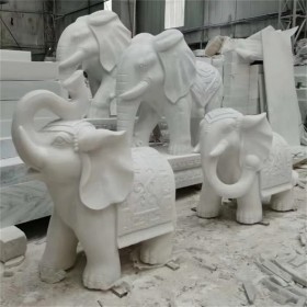 漢白玉風(fēng)水象 家用看門鎮(zhèn)宅 別墅酒店門口擺件 一對(duì) 可定制