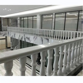 供應(yīng)漢白玉花瓶柱 羅馬柱欄桿 陽臺護(hù)欄 白色 可來圖定制