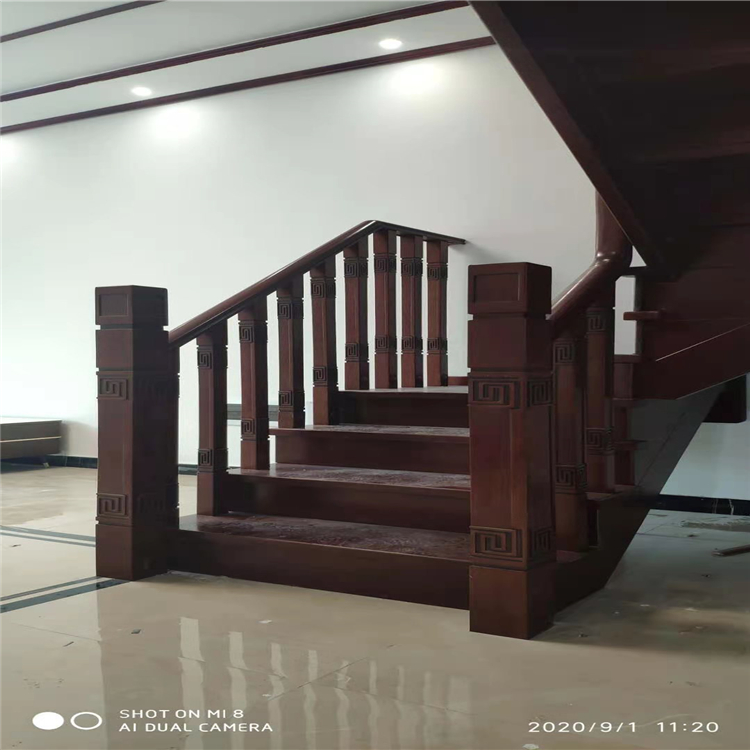 農(nóng)村自建房樓梯扶手 新中式欄桿設(shè)計(jì)圖