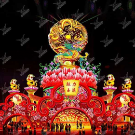 海川龍景科技 專業(yè)花燈制作廠家 承接制作國內(nèi)外彩燈 燈會(huì)燈展等工程