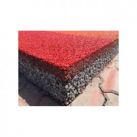 遼寧撫順市彩色透水混凝土生產(chǎn)廠家 豪軒地坪材料廠家 透水路面施工價格 壓花地坪材料生產(chǎn)廠家 透水混凝土粘接劑  生態(tài)透水砼 【工地0元指導施工】 免費設計施工方案 免費做造價預算