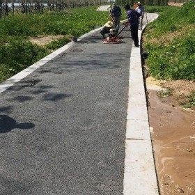 曲靖市5cm彩色透水硂 彩色透水混凝土材料廠家 生態(tài)透水砼粘接劑 免費(fèi)送貨到工地