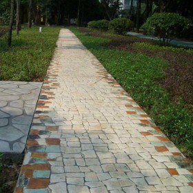 怒江地區(qū) 壓花地坪 彩色混凝土壓膜 藝術壓花地坪 廠家直銷壓花地坪施工材料 廠家免費指導施工