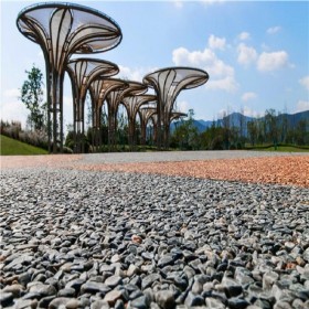 彩色地面透水混凝土 生態(tài)透水混凝土材料 透水綠道 廠家報價