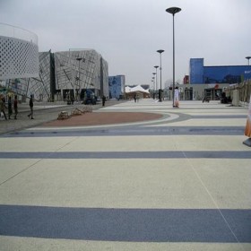 巴南區(qū) 廣場彩色透水混凝土 生態(tài)透水水泥混凝土 海綿城市透水砼 材料廠家提供 免費(fèi)技術(shù)指導(dǎo)