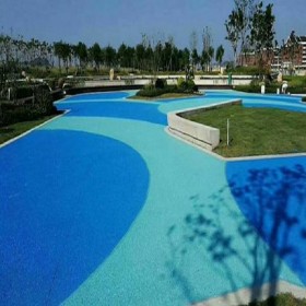 黃岡市 彩色透水混凝土路 園林道路彩色混凝土 c30彩色透水混凝土 施工單位