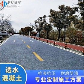 寶興縣 彩色透水混凝土道路 混凝土透水增強劑 路面透水地坪 廠家直銷