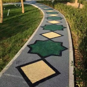 沙坪壩區(qū) 彩色混凝土罩面劑 學校透水地坪 透水混凝土公園 專業(yè)廠家 品質(zhì)優(yōu)先