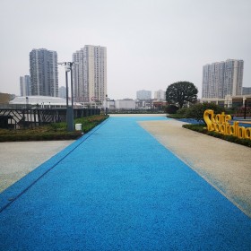 蘭州市 c20透水混凝土 彩色整體透水路面 透水道路配合比 專(zhuān)業(yè)廠家