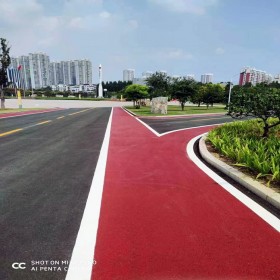 劍河縣 生態(tài)彩色透水地坪 透水彩色砼 彩色透水材料 免費指導