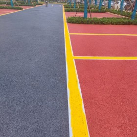 昌都區(qū) 彩色透水混凝土 生態(tài)透水砼粘接劑 現(xiàn)場施工免費指導 量大送貨到工地