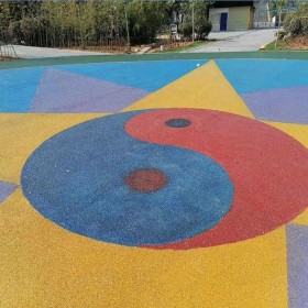 綿竹市 道路彩色路面 小區(qū)彩色混凝土 透水地坪原料 免費提供技術指導