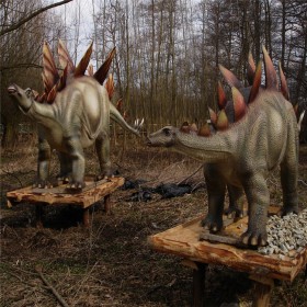 人造仿真恐龍 大型景區(qū)游樂(lè)園 3米劍龍恐龍定制