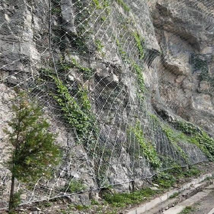 防落石主動(dòng)防護(hù)網(wǎng) 景區(qū)攔石柔性鋼絲繩網(wǎng)批發(fā)