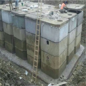組裝式水泥化糞池 50立方成品消防池 預(yù)制混凝土污水池