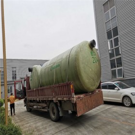 玻璃鋼化糞池 建筑工地用污水處理設(shè)備三格式纏繞型