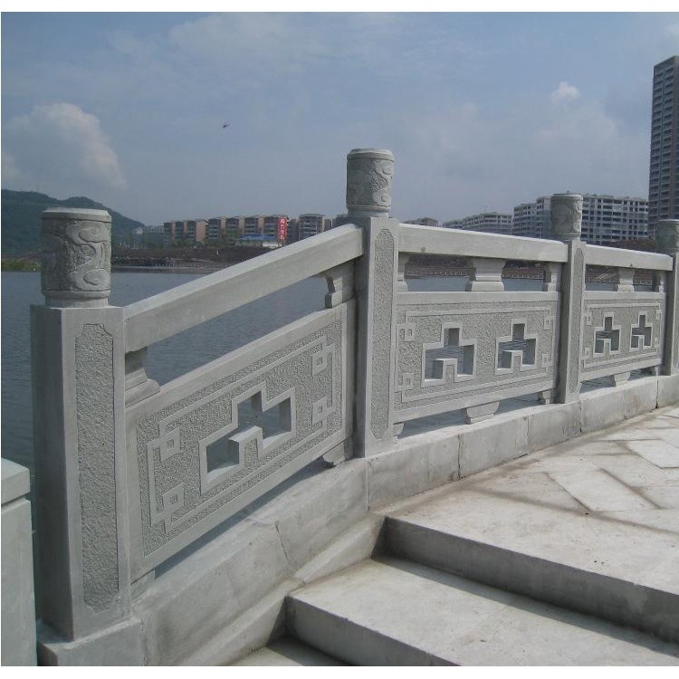 四川青石欄桿 廣場石欄桿 芝麻白石欄桿 市場價格