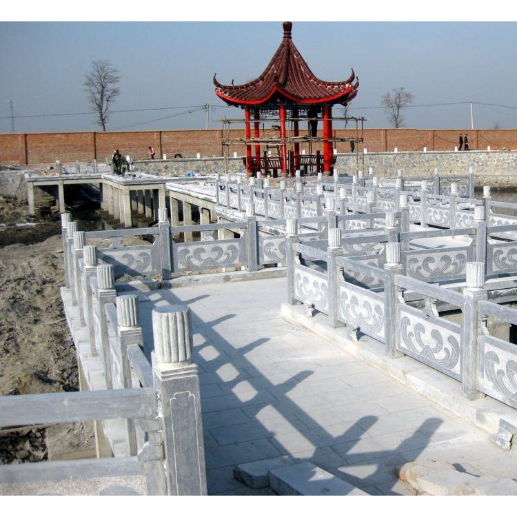 四川寺廟青石欄桿 公園雕花石欄桿 別墅花園石欄桿 廠家價格