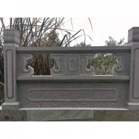 河道青石護欄 小區(qū)裝飾石欄桿 造型美感 做工細(xì)膩