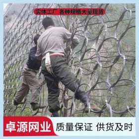 卓源綠化邊坡防護網 SNS落石攔截網 落石坍塌主被動網
