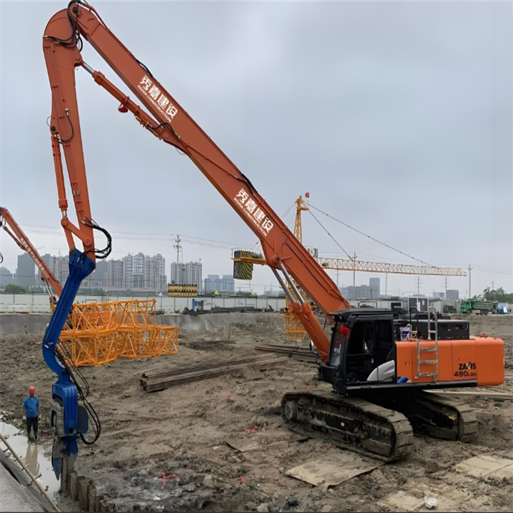 打拔機(jī)租賃費(fèi)用 高速公路護(hù)欄打樁機(jī)  專業(yè)施工團(tuán)隊(duì)  設(shè)備齊全